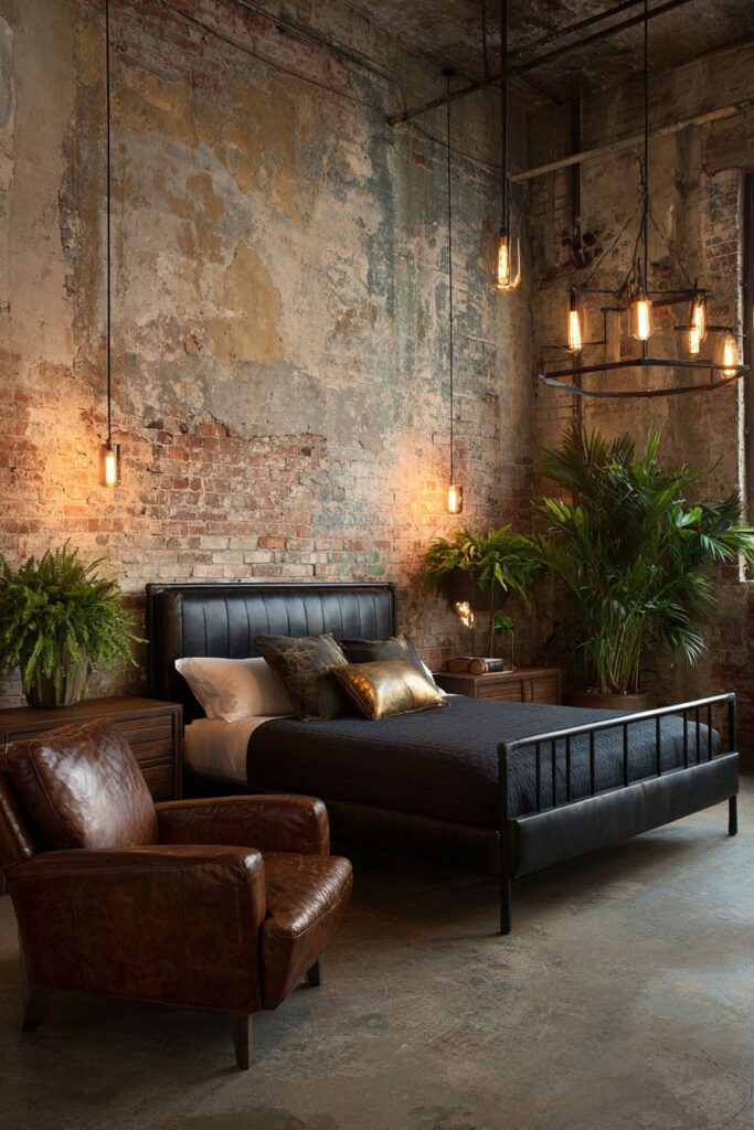 The Industrial Chic Contrast