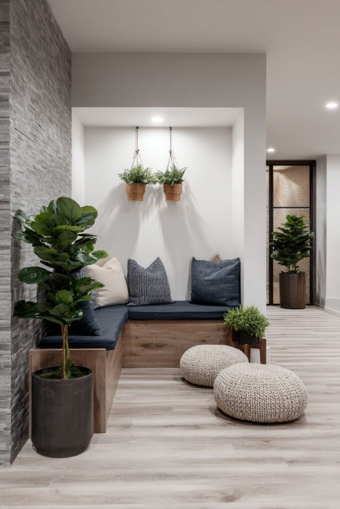 Wellness-Focused Basement Bedroom