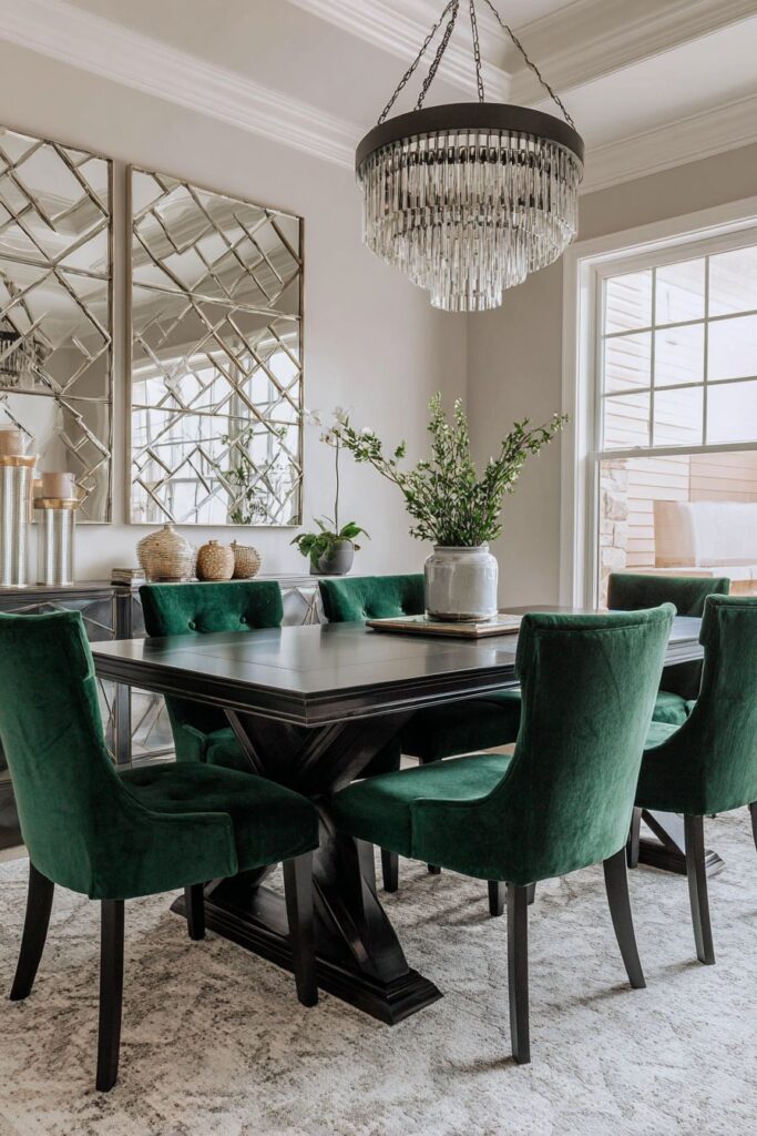 Art Deco Glamour with Luxurious Drama