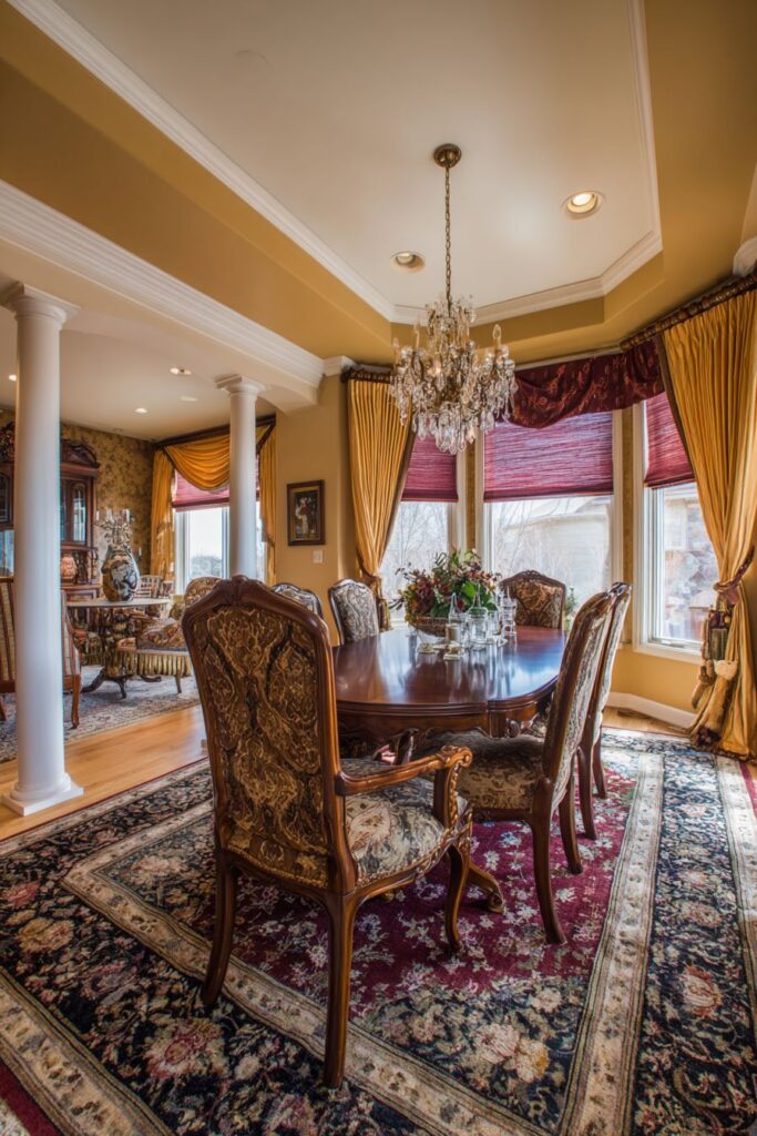 Traditional Cherry Wood Formality