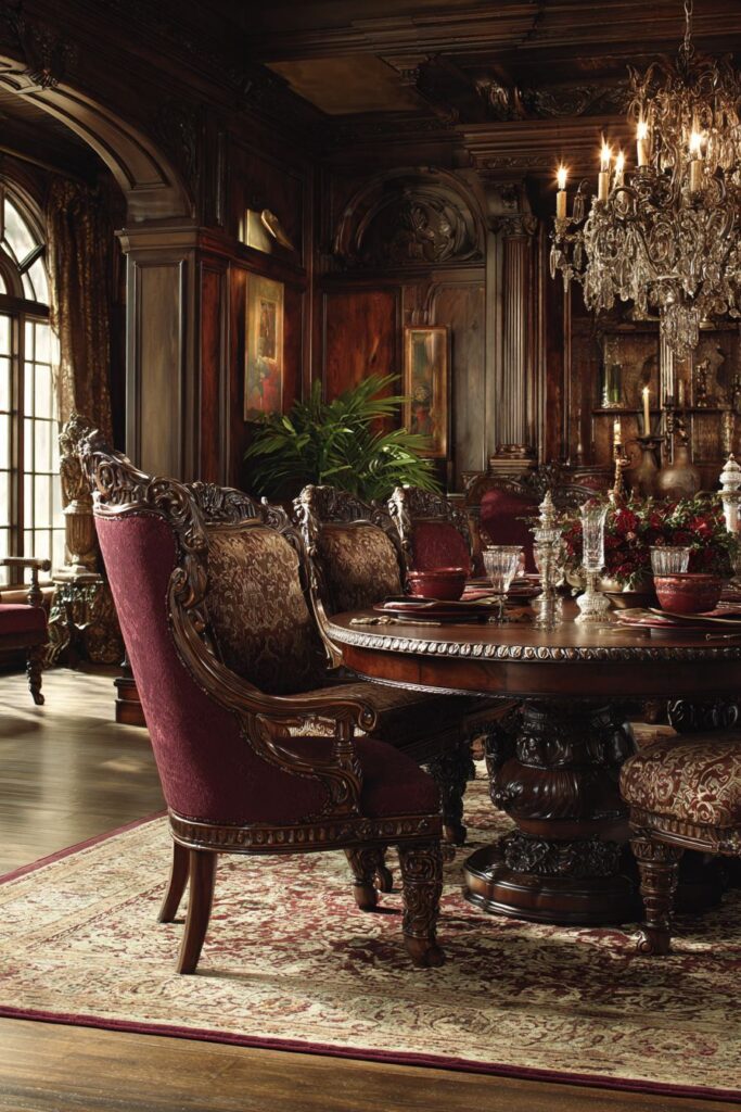 Traditional Cherry Wood Formality