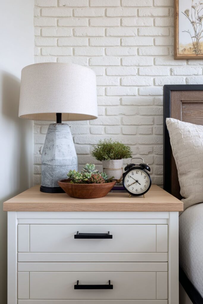 Modern Farmhouse White and Wood Mix