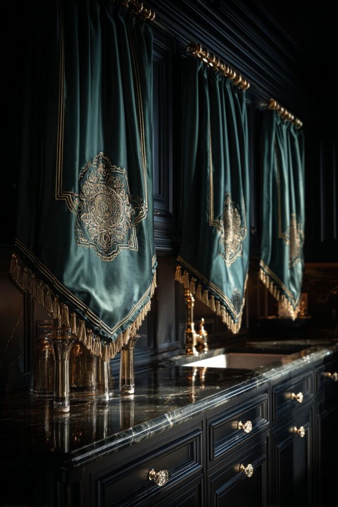 Art Deco Glamour with Emerald Silk