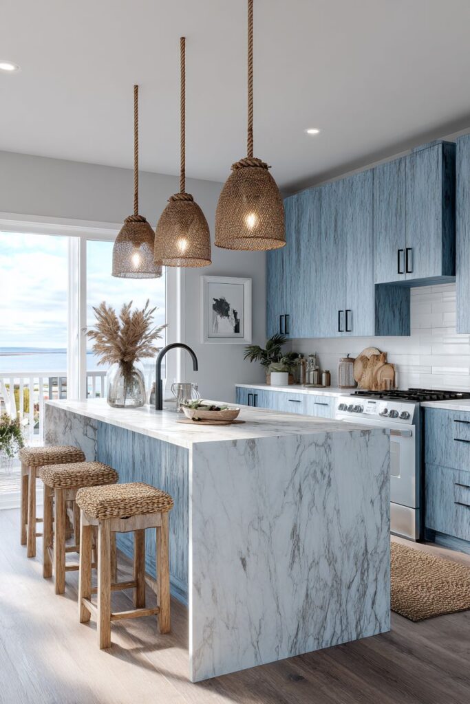 Breezy Coastal Driftwood Kitchen