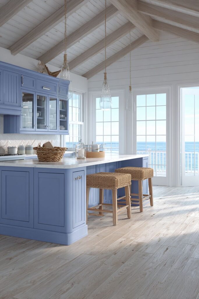 Breezy Coastal Driftwood Kitchen