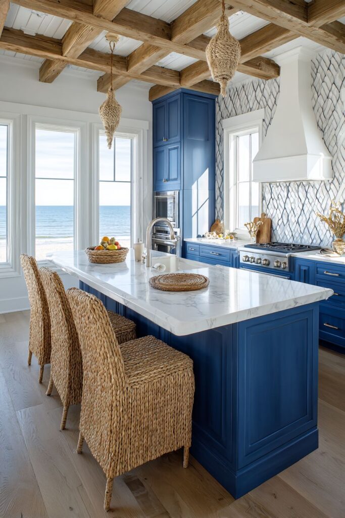 Breezy Coastal Driftwood Kitchen