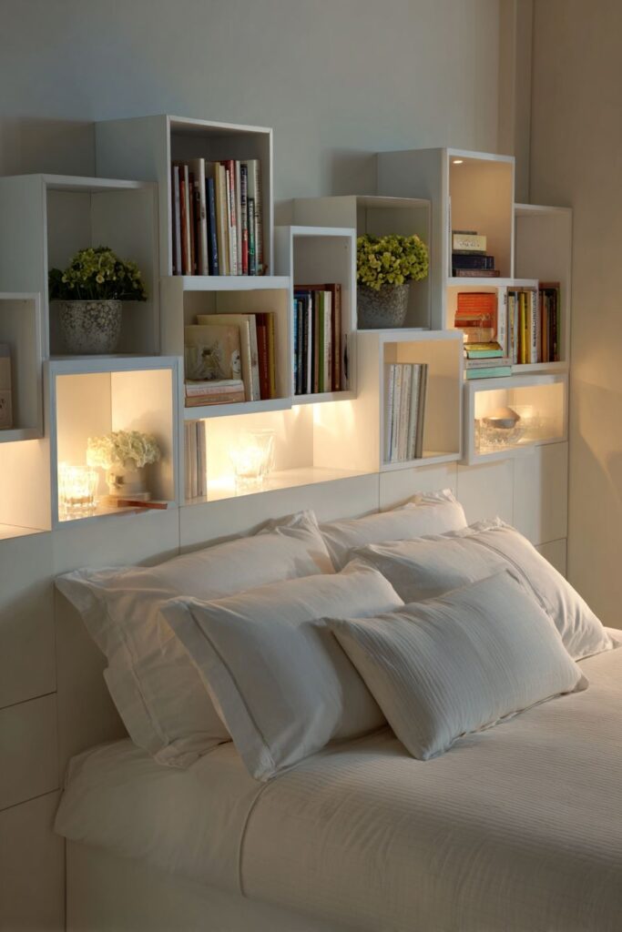 Practical Storage Headboard Innovation
