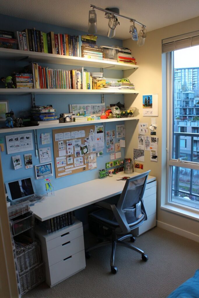 Corner Study Productivity Nook