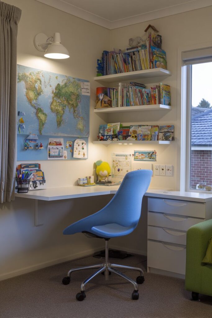 Corner Study Productivity Nook