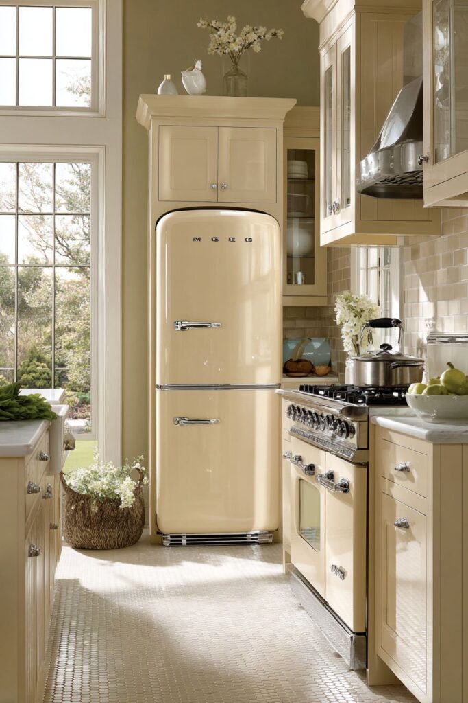 Vintage-Inspired Cream Appliance Collection