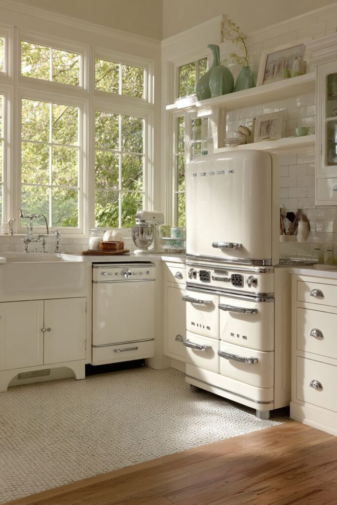 Vintage-Inspired Cream Appliance Collection