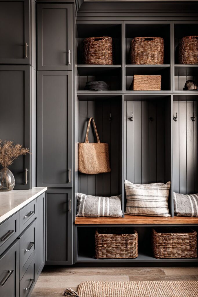 Seamless Mudroom Transition Design