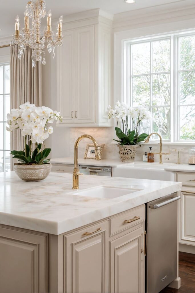 Transitional Elegance with Pinch Pleat Sophistication