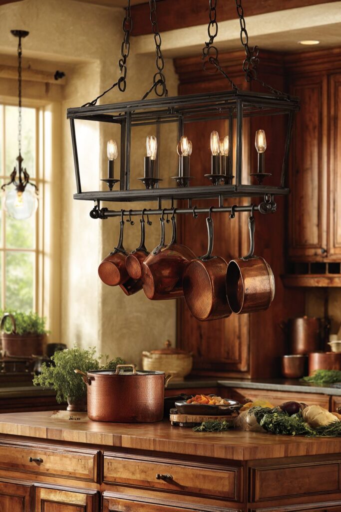 Copper Cookware Display Drama