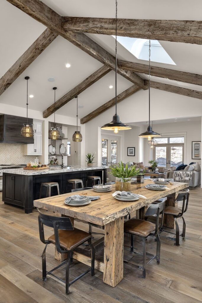 Modern Farmhouse with Industrial Accents