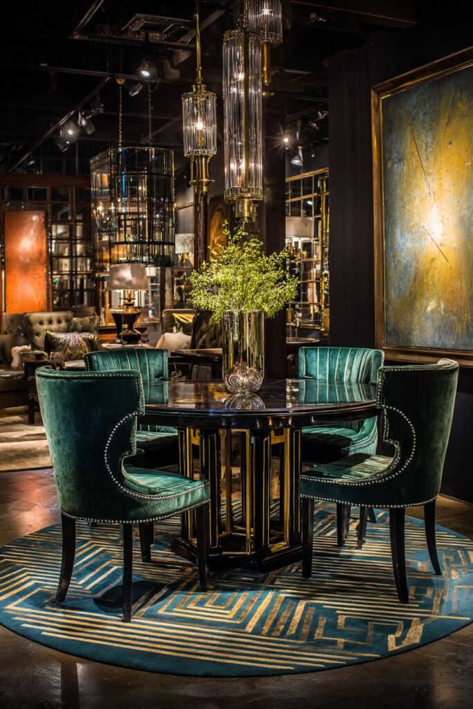 Art Deco Black Lacquer Glamour