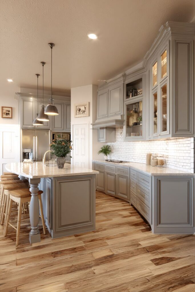 Elegant Transitional Blend Kitchen