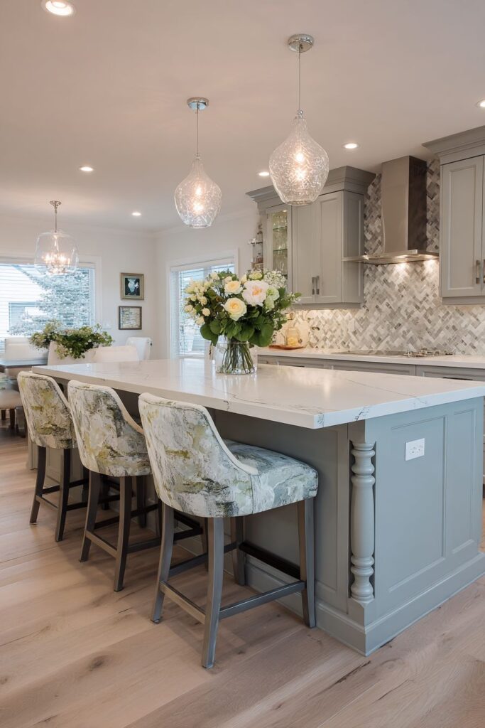 Elegant Transitional Blend Kitchen
