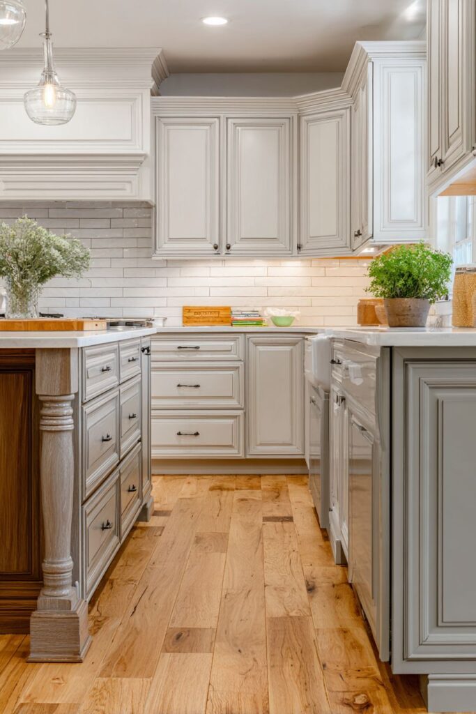 Elegant Transitional Blend Kitchen