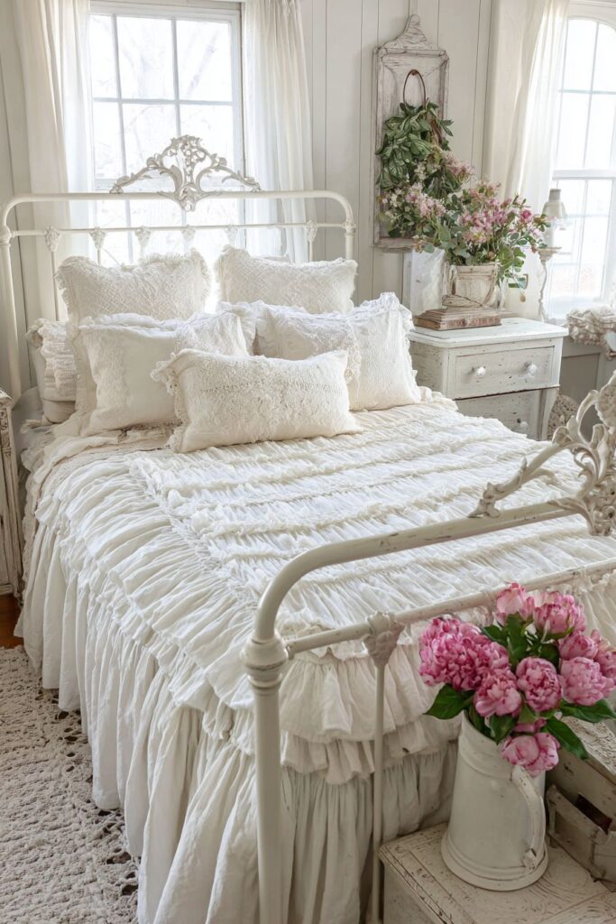 Romantic White Iron Delicacy