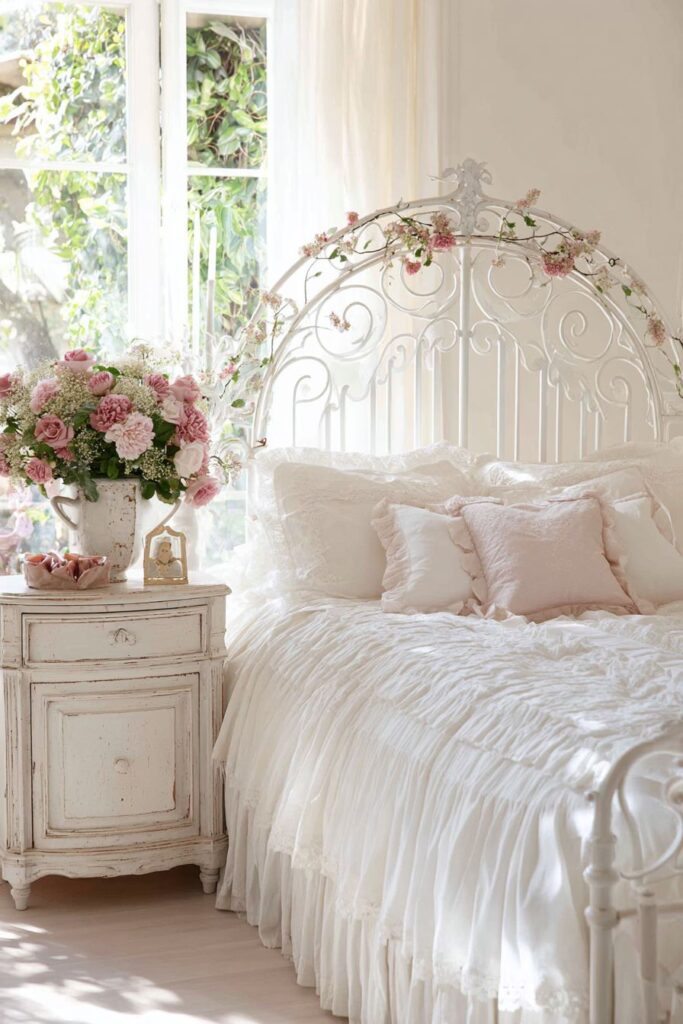 Romantic White Iron Delicacy