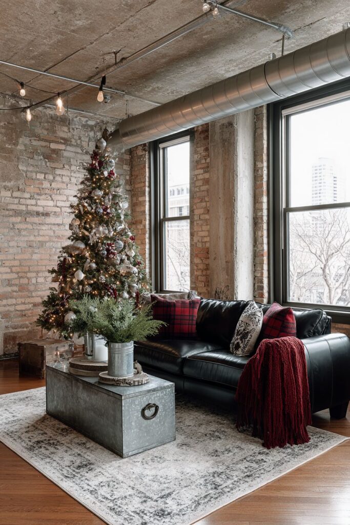 Industrial Loft Christmas Style