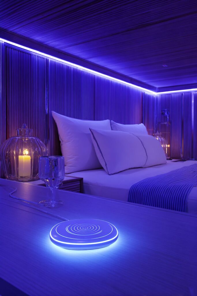 Tech-Savvy Basement Bedroom