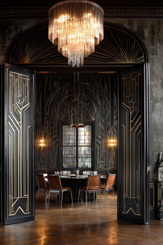 Art Deco Geometric Glamour