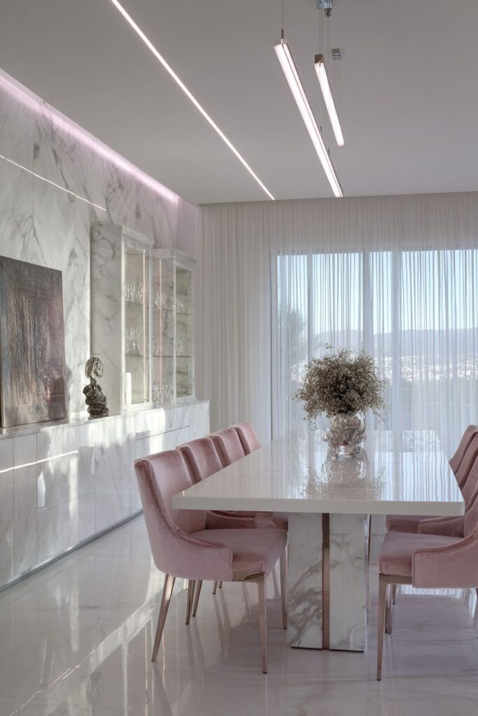 Contemporary Rose Gold Elegance with Quartz Luxury