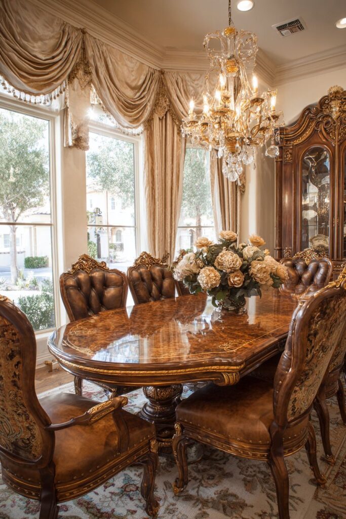 Luxury Burl Walnut Opulence