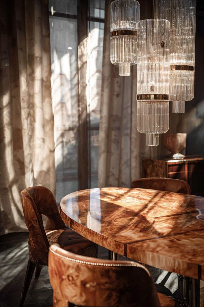 Luxury Burl Walnut Opulence