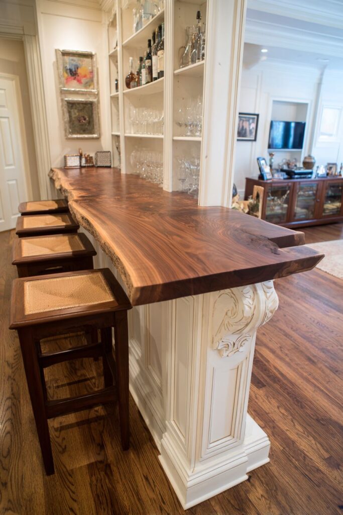 Live-Edge Bar Counter Beauty