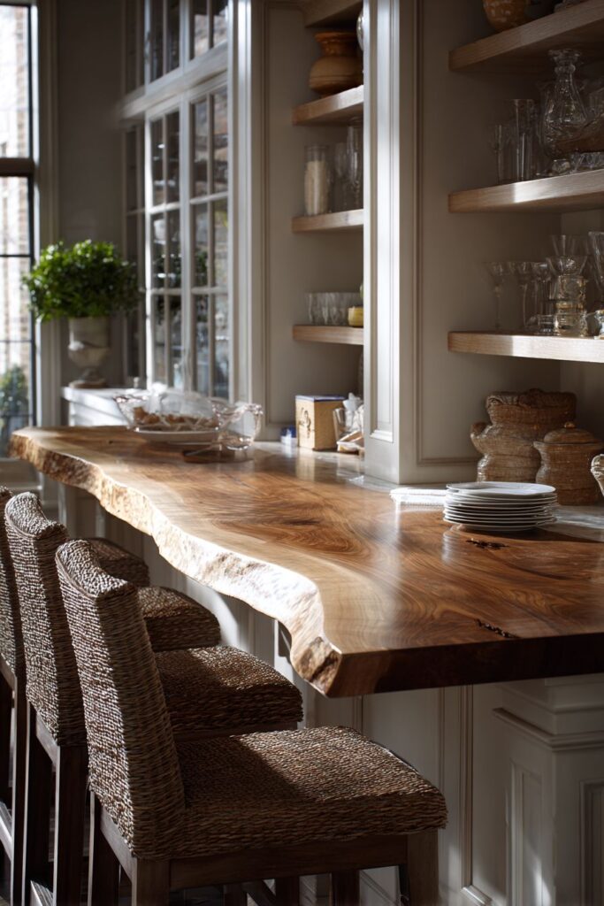 Live-Edge Bar Counter Beauty
