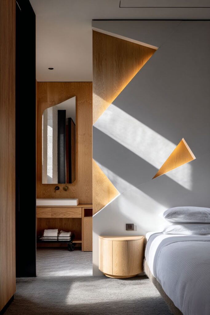 Diagonal Corner Bed Positioning