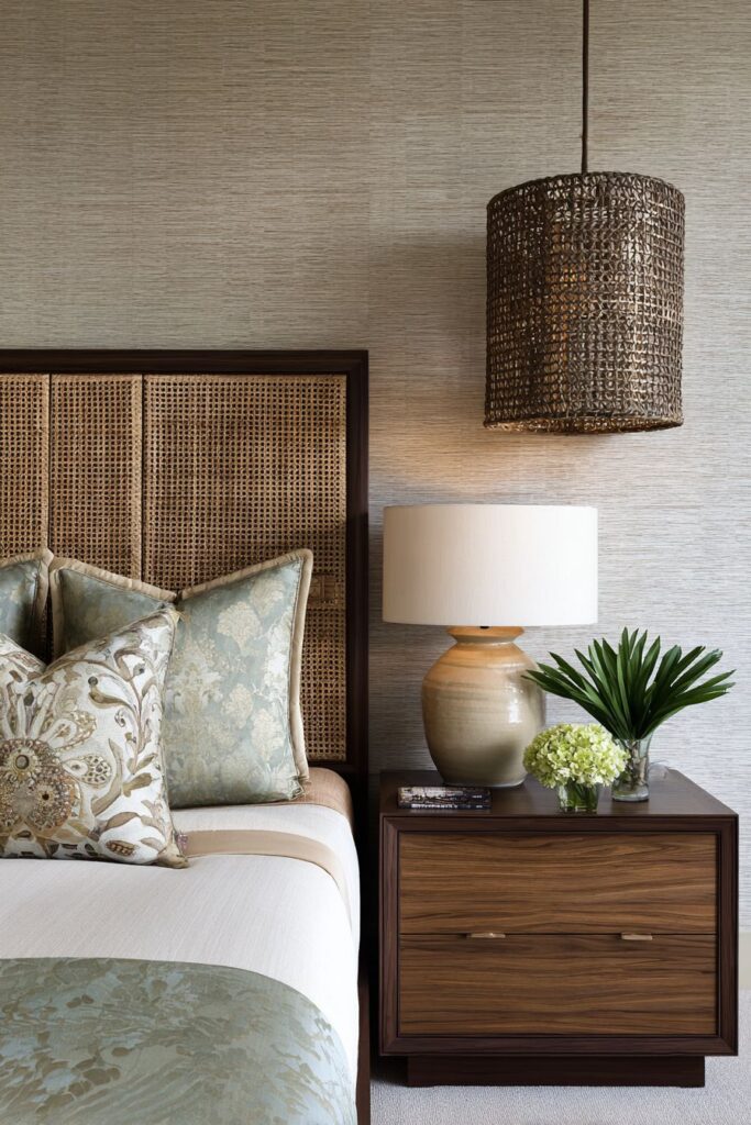 Contemporary Cane with Modern Natural Elements