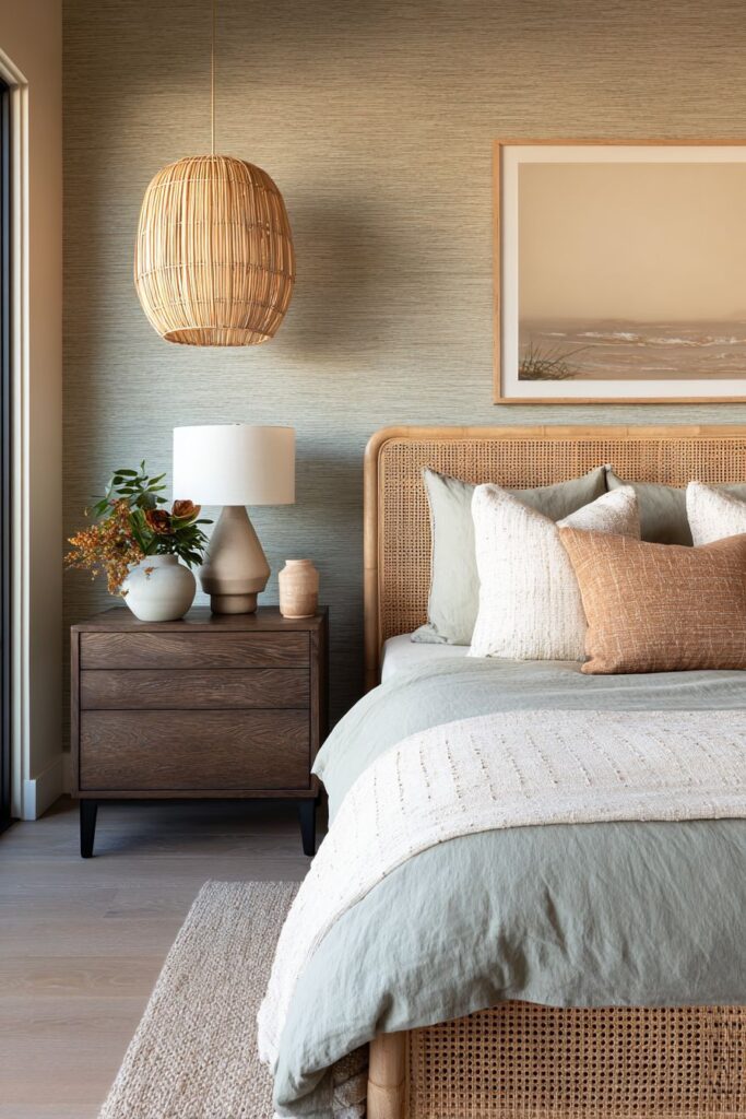 Contemporary Cane with Modern Natural Elements