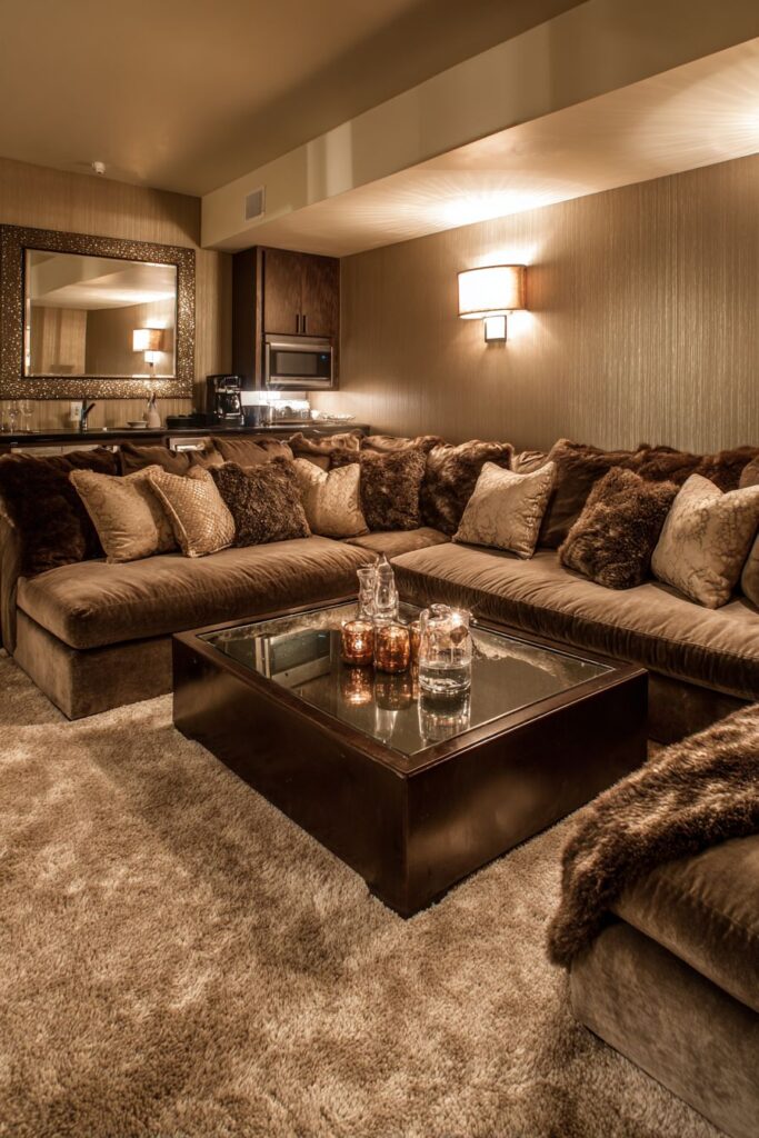 Comfort-Focused Basement Bedroom