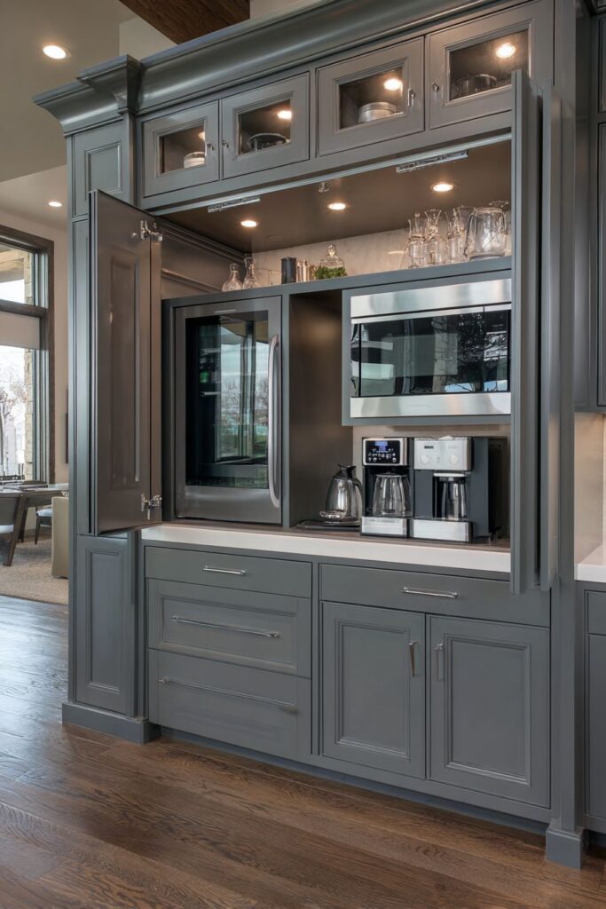 Concealed Appliance Garage Solutions