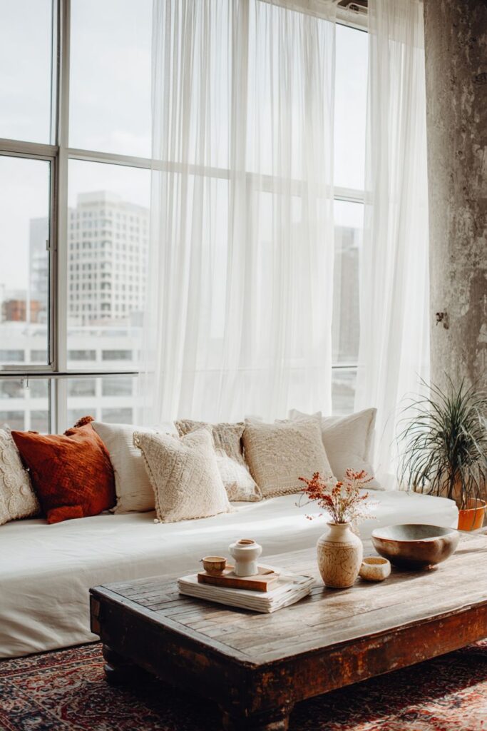 Daybed Lounging Luxury with Textile Abundance