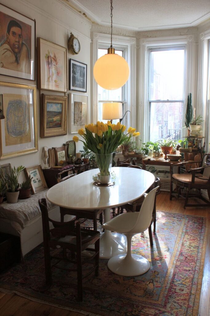 Eclectic Vintage Tulip Personality