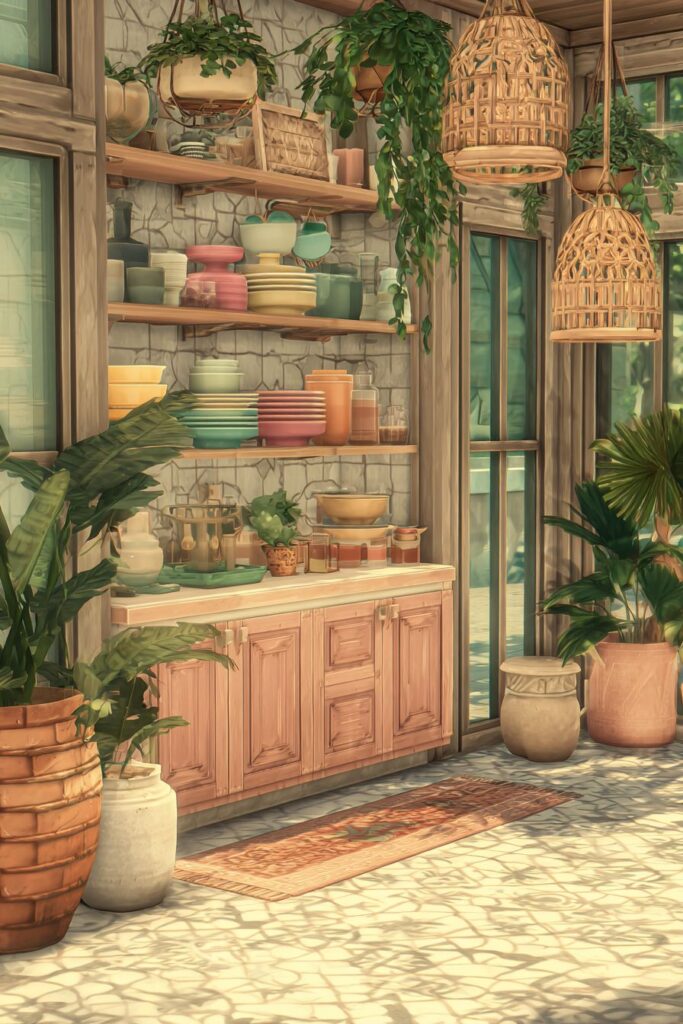Artistic Bohemian Expression Kitchen