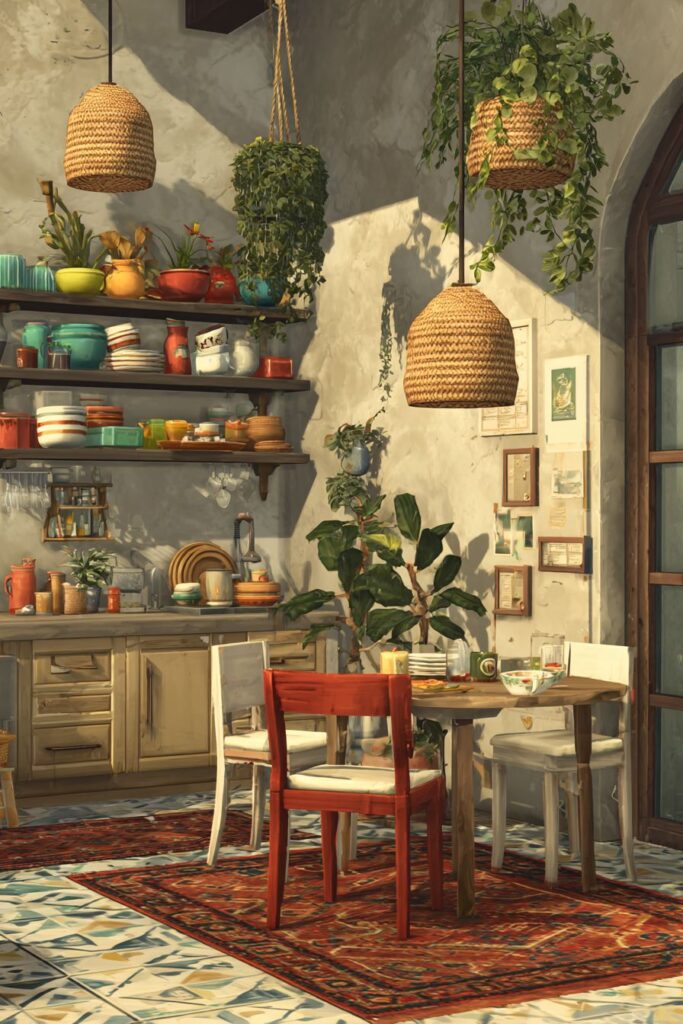 Artistic Bohemian Expression Kitchen