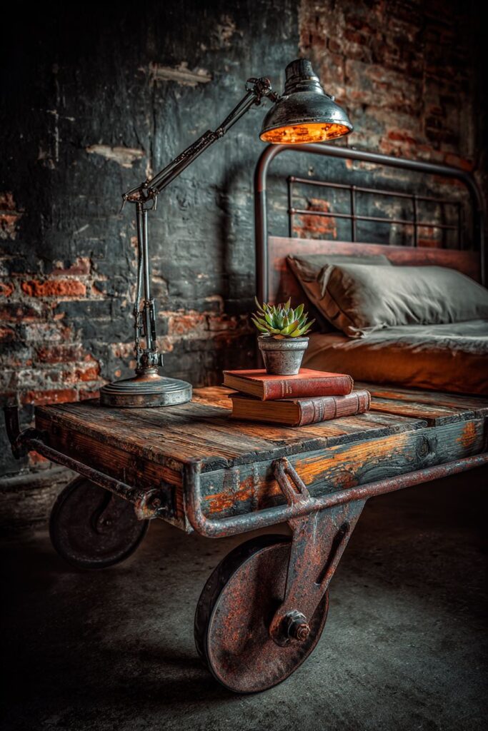 Authentic Industrial Factory Cart Heritage