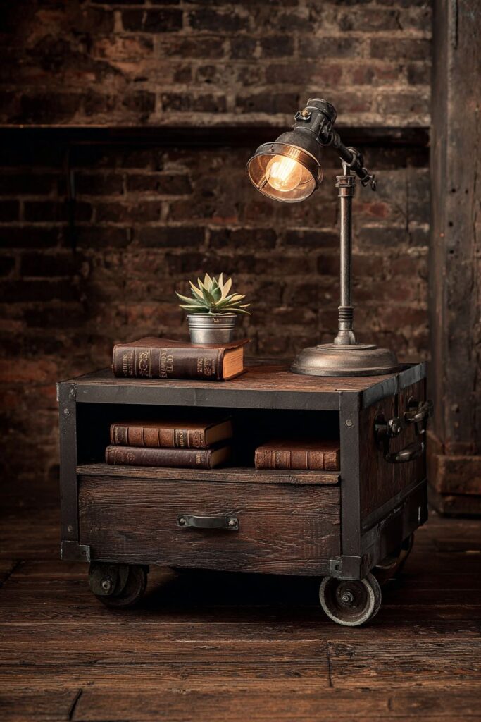 Authentic Industrial Factory Cart Heritage