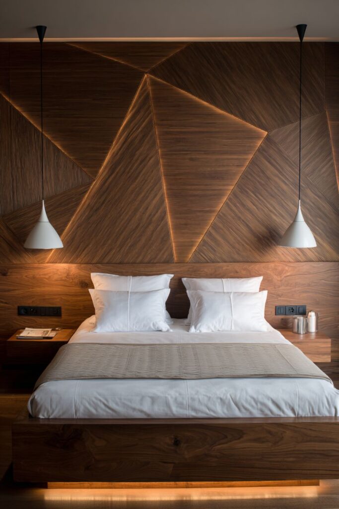 Contemporary Floating Platform with Integrated Lighting