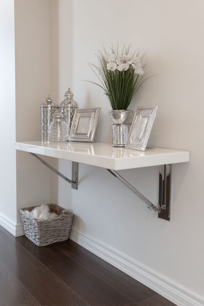 Contemporary White Lacquer Sophistication