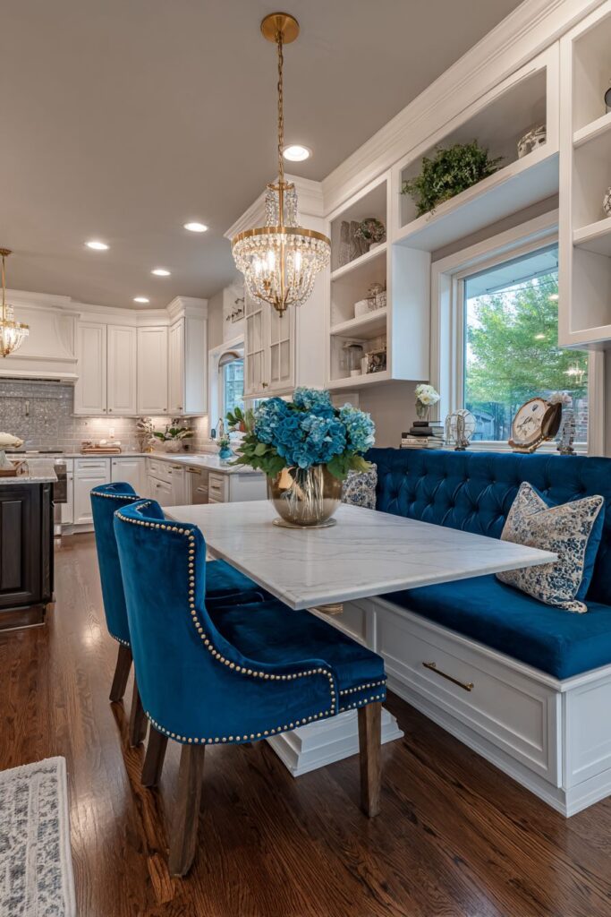 Built-in Banquette with Custom Millwork