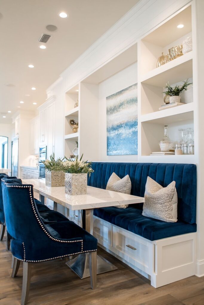 Built-in Banquette with Custom Millwork