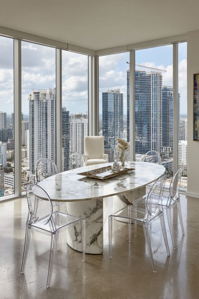 Contemporary Marble Statement Piece