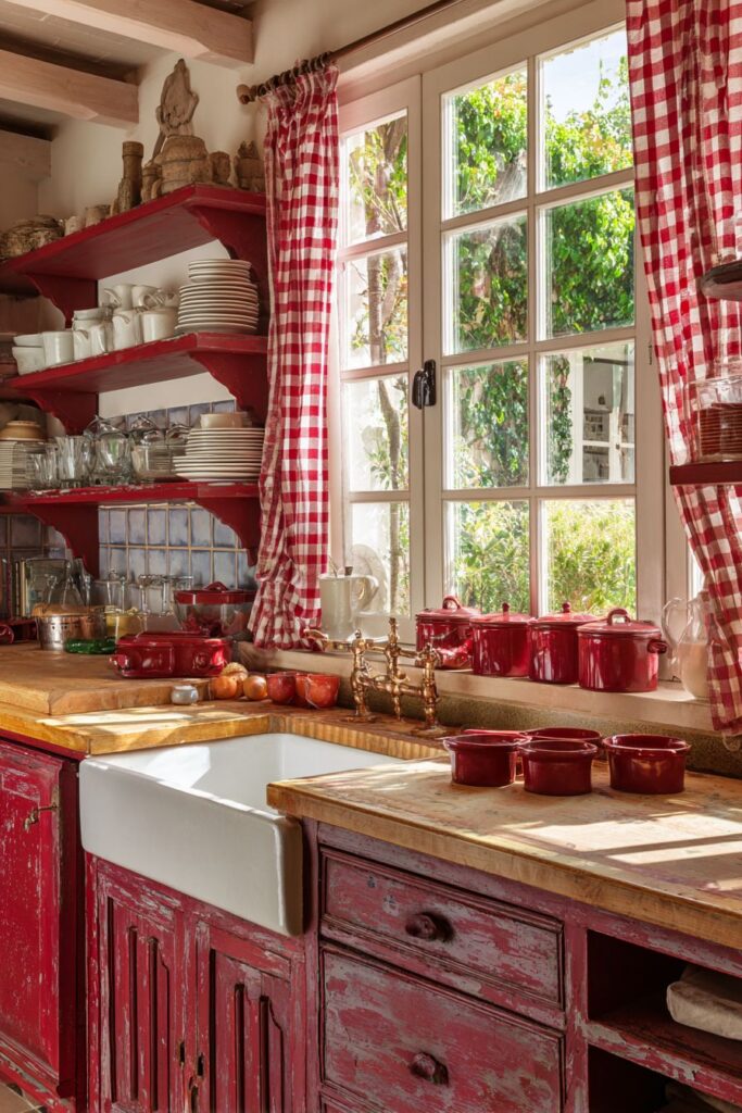 Farmhouse Burgundy Charm